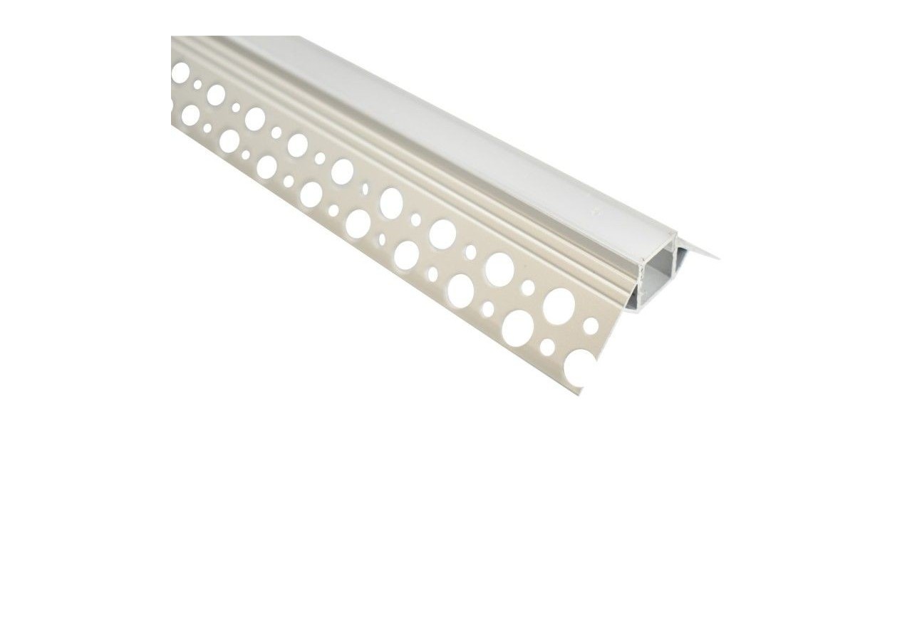 Profilé d'intégration aluminium pour placoplâtre pour angle extérieur-Ruban LED jusqu'à 10mm-2m - BPERFALP070-R - Barcelona LED