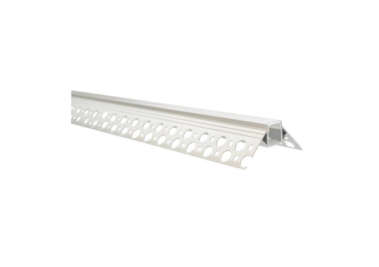 Profilé d'intégration aluminium pour placoplâtre pour angle extérieur-Ruban LED jusqu'à 10mm-2m - BPERFALP070-R - Barcelona LED