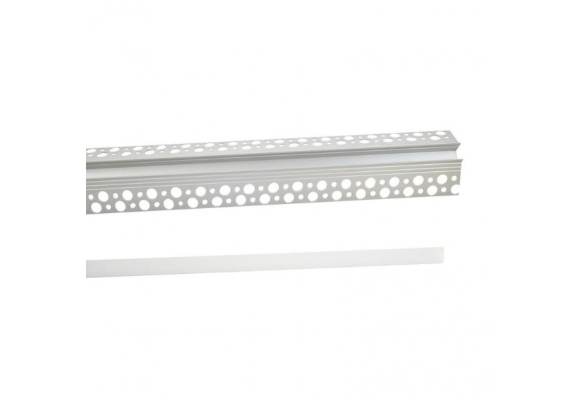 Profilé d'intégration aluminium pour placoplâtre pour angle extérieur-Ruban LED jusqu'à 10mm-2m - BPERFALP070-R - Barcelona LED