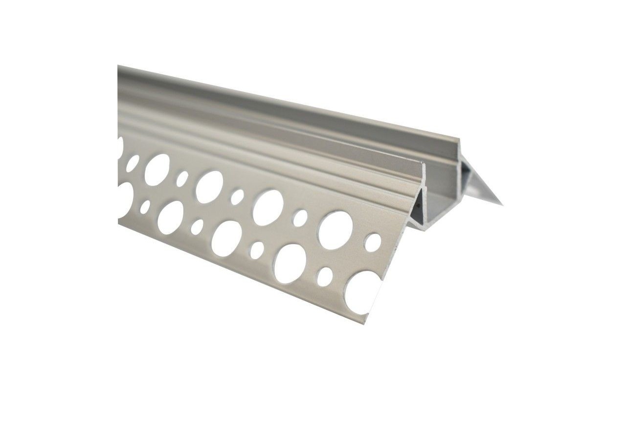 Profilé d'intégration aluminium pour placoplâtre pour angle extérieur-Ruban LED jusqu'à 10mm-2m - BPERFALP070-R - Barcelona LED