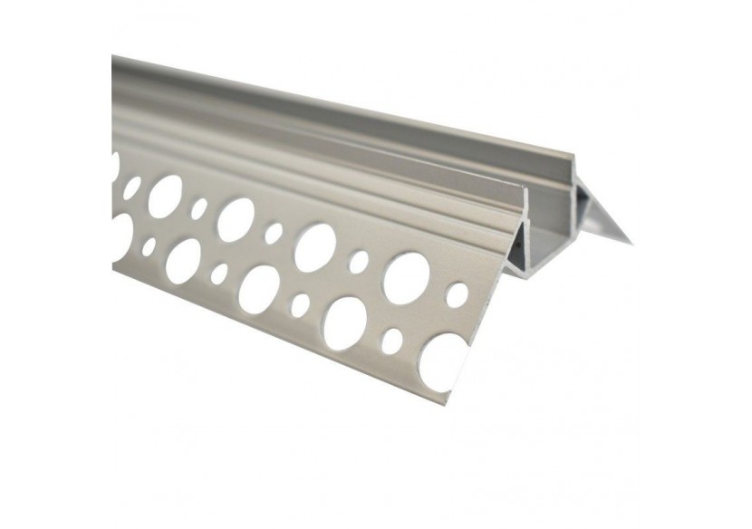 Profilé d'intégration aluminium pour placoplâtre pour angle extérieur-Ruban LED jusqu'à 10mm-2m - BPERFALP070-R - Barcelona LED