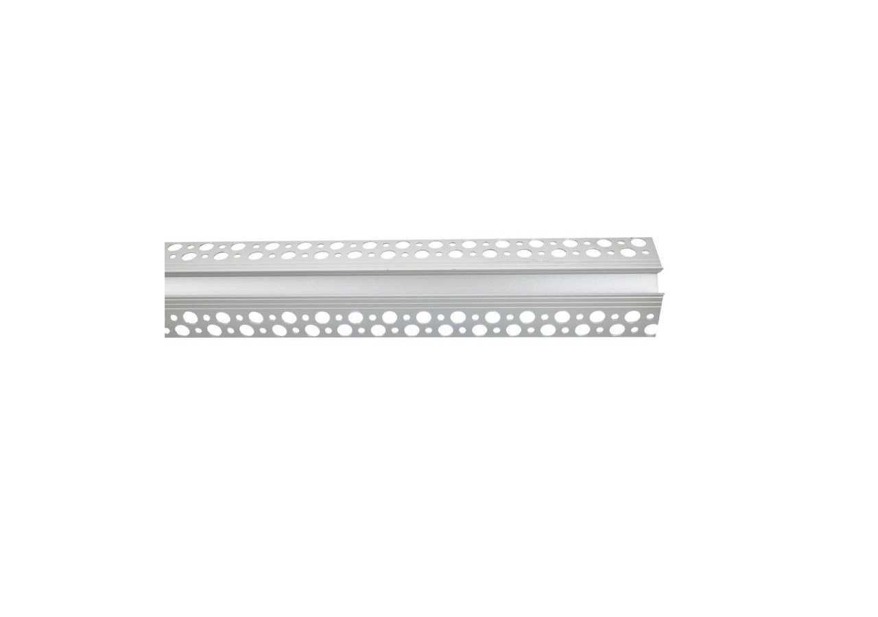 Profilé d'intégration aluminium pour placoplâtre pour angle extérieur-Ruban LED jusqu'à 10mm-2m - BPERFALP070-R - Barcelona LED