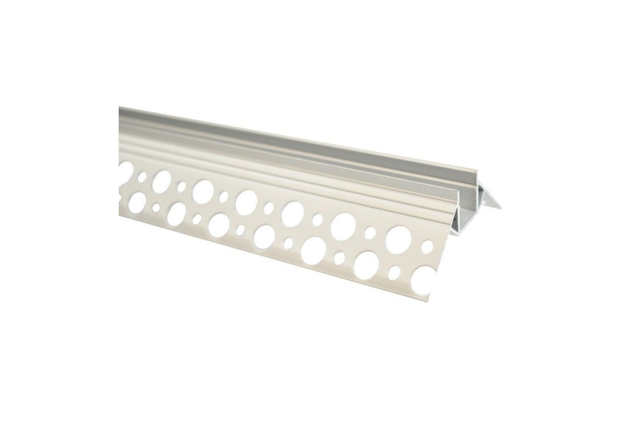 Profilé d'intégration aluminium pour placoplâtre pour angle extérieur-Ruban LED jusqu'à 10mm-2m - BPERFALP070-R - Barcelona LED