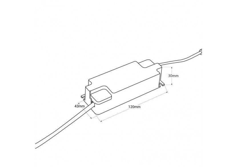 Driver PHILIPS CertaDrive 220-240V-Sortie 30-42V DC-0.9/1,05A-44W - 929002804880 - Barcelona LED
