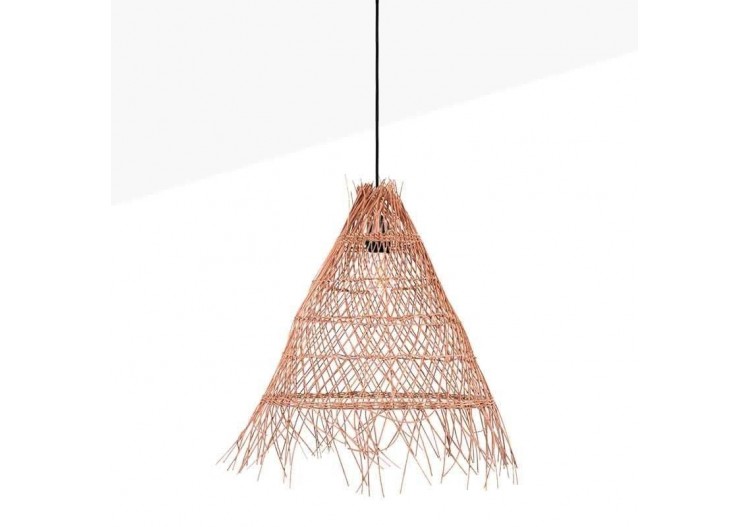 Suspension en osier "Willow" avec interrupteur et prise murale - K171-C-N - Barcelona LED 2