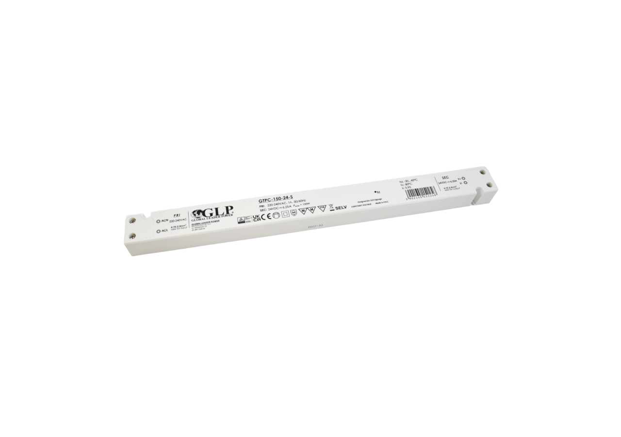 Alimentation LED extra plate 150W 24V 6.25A-GPL - GTPC-150-24-S - Barcelona LED