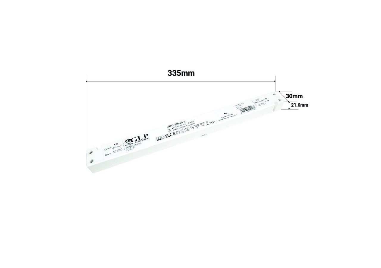 Alimentation Slim 200W 24V 8.33A-GLP - GTPC-200-24-S - Barcelona LED