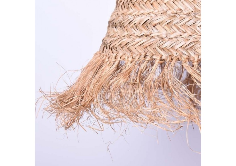 Suspension en fibre naturelle "Nam" avec interrupteur et prise murale - K173-C-N - Barcelona LED Suspension en fibre naturelle "Nam" avec interrupteur et prise murale - K173-C-N - Barcelona LED
