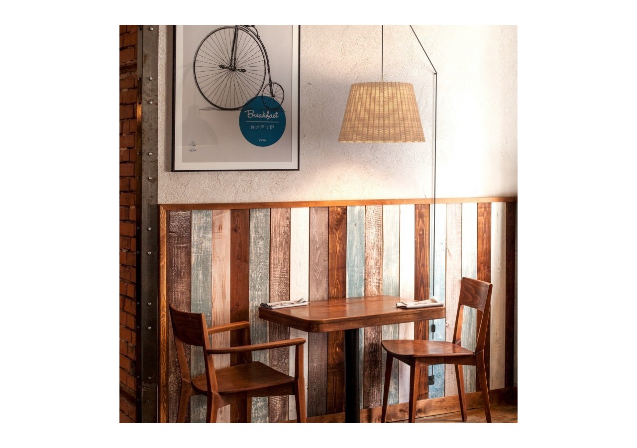 Suspension en osier "Hank" avec interrupteur et prise - K175-C-N - Barcelona LED