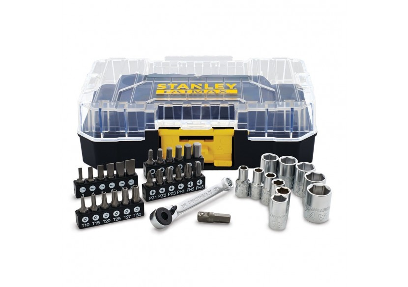 Coffret Stakbox S - 1/4’’ - Jeu De 37 Pcs -   - Fatmax : Confort'Mat