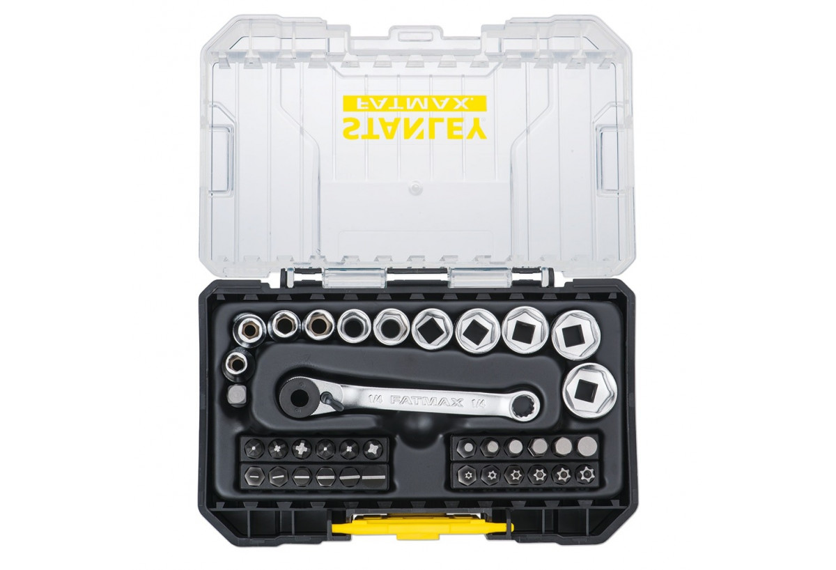 Coffret Stakbox S - 1/4’’ - Jeu De 37 Pcs -   - Fatmax : Confort'Mat