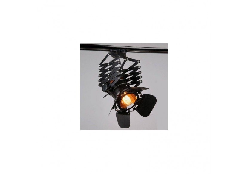 Projecteur sur rail triphasé orientable et extensible "Cinema"-E27 - LV231-TRI - Barcelona LED Projecteur sur rail triphasé orientable et extensible "Cinema"-E27 - LV231-TRI - Barcelona LED
