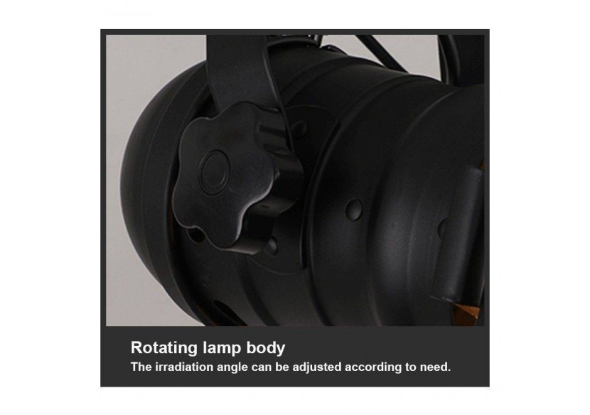 Projecteur sur rail triphasé orientable et extensible "Cinema"-E27 - LV231-TRI - Barcelona LED Projecteur sur rail triphasé orientable et extensible "Cinema"-E27 - LV231-TRI - Barcelona LED