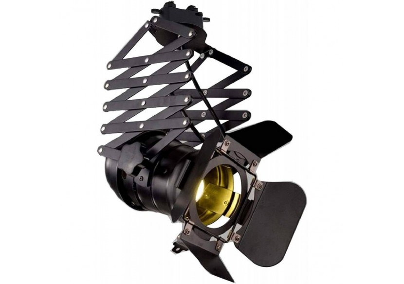 Projecteur sur rail triphasé orientable et extensible "Cinema"-E27 - LV231-TRI - Barcelona LED Projecteur sur rail triphasé orientable et extensible "Cinema"-E27 - LV231-TRI - Barcelona LED