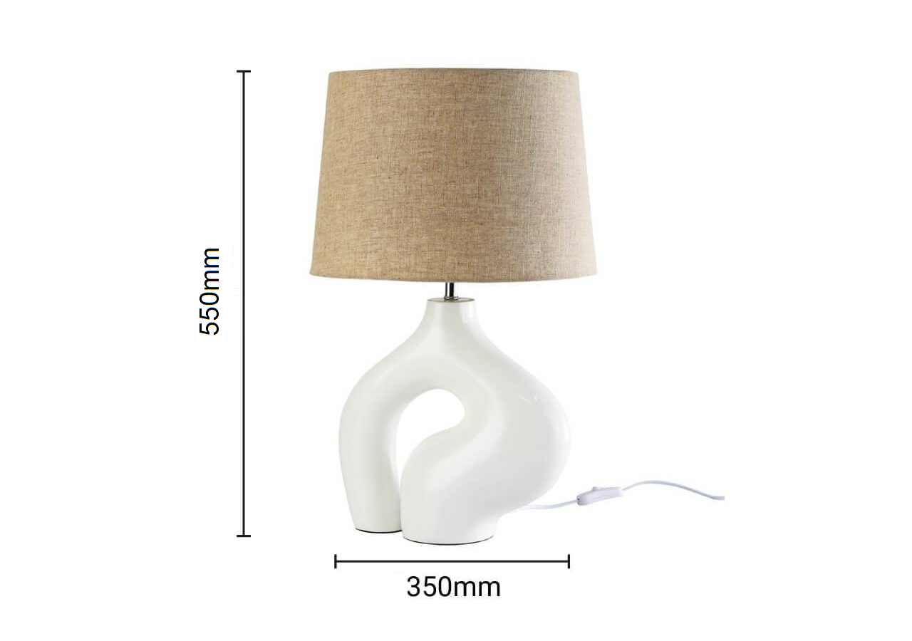 Lampe à poser moderne "Capta"-E27 - L4040-M - Barcelona LED