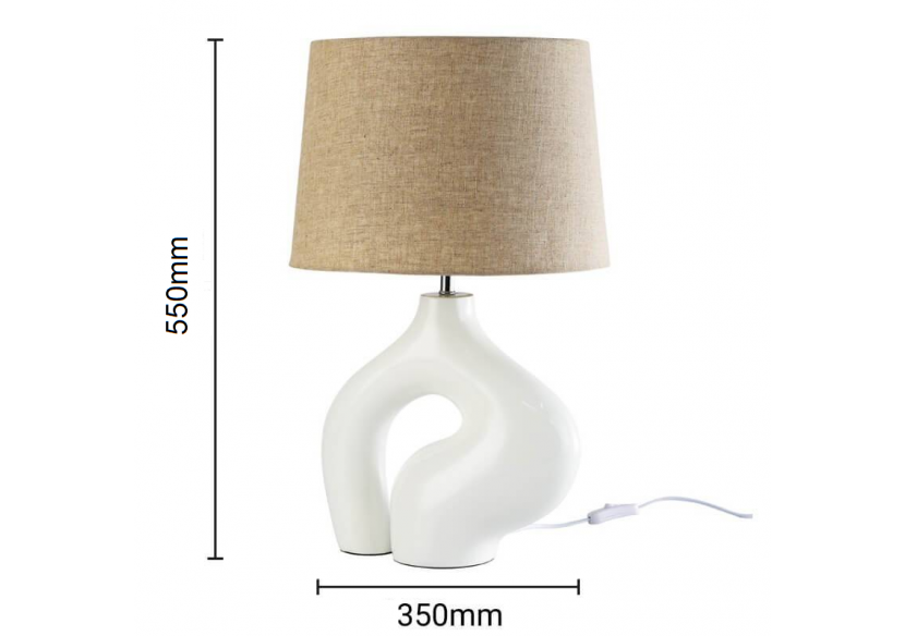 Lampe à poser moderne "Capta"-E27 - L4040-M - Barcelona LED