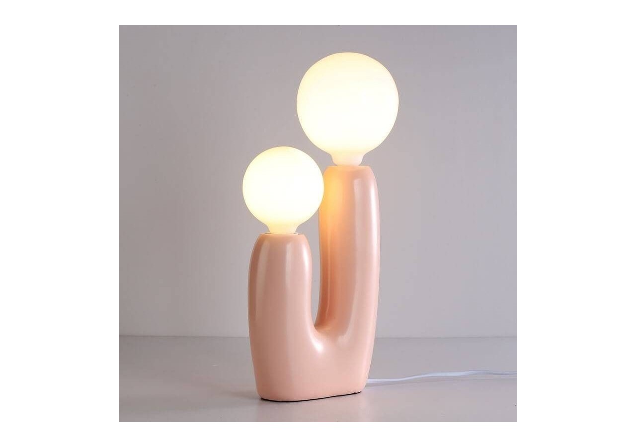 Lampe à poser moderne en résine "Cactus"-E27 - L4039-M - Barcelona LED