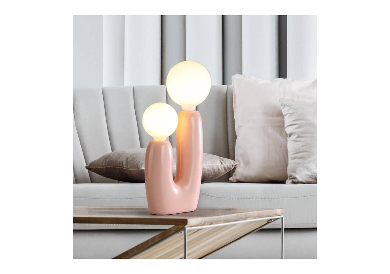 Lampe à poser moderne en résine "Cactus"-E27 - L4039-M - Barcelona LED