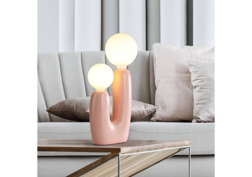 Lampe à poser moderne en résine "Cactus"-E27 - L4039-M - Barcelona LED