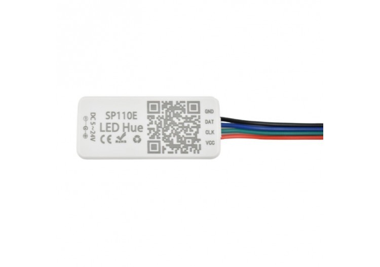 Contrôleur LED IC pixel Bluetooth RGB/RGBW- 5-24V DC-1024 Pixels - SP110E - Barcelona LED 2