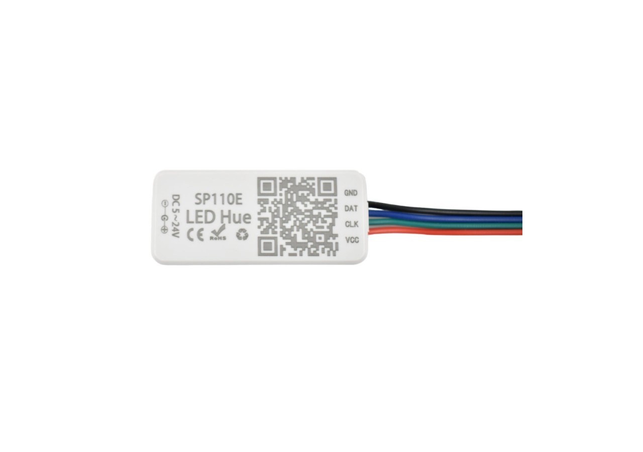 Contrôleur LED IC pixel Bluetooth RGB/RGBW- 5-24V DC-1024 Pixels - SP110E - Barcelona LED