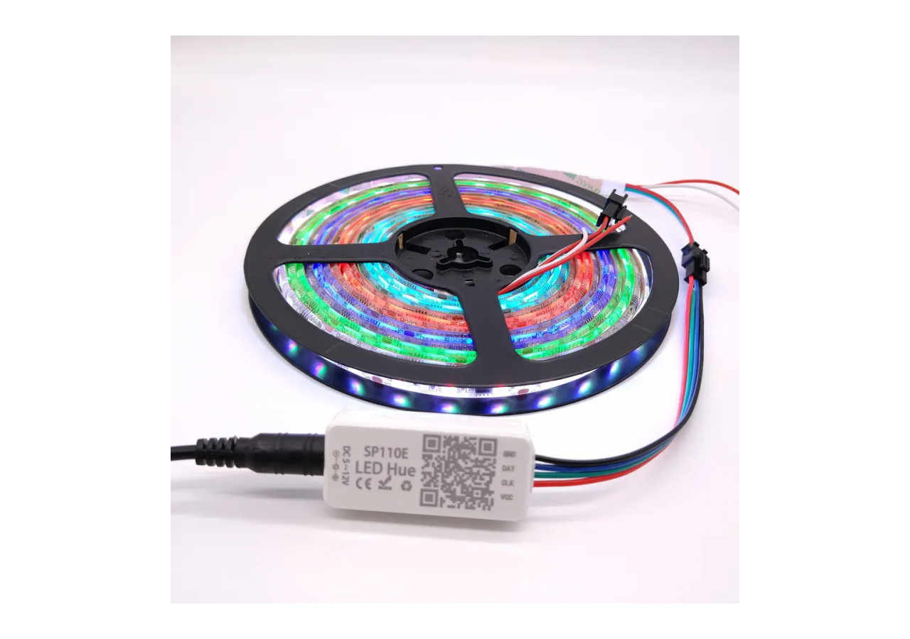 Contrôleur LED IC pixel Bluetooth RGB/RGBW- 5-24V DC-1024 Pixels - SP110E - Barcelona LED