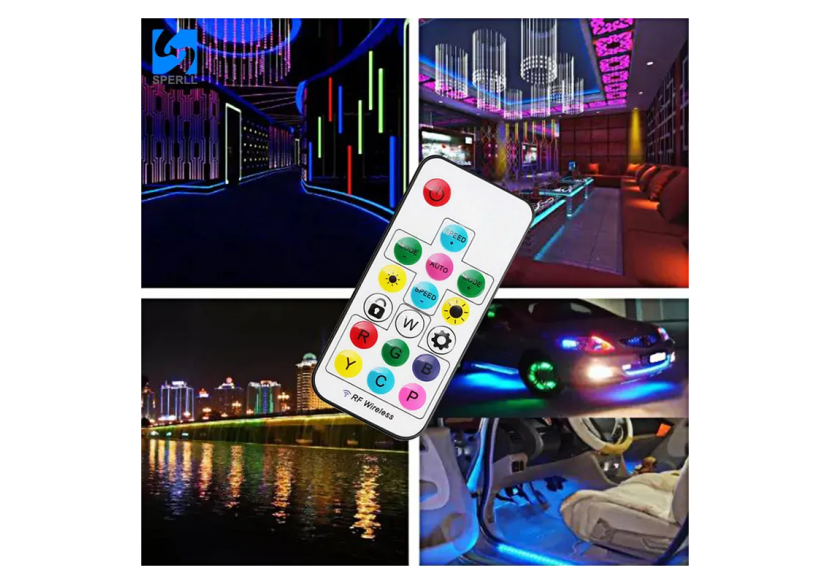 Contrôleur LED IC RGB/RGBW avec télécommande RF-5-24V DC-2048 pixels - SP104E - Barcelona LED