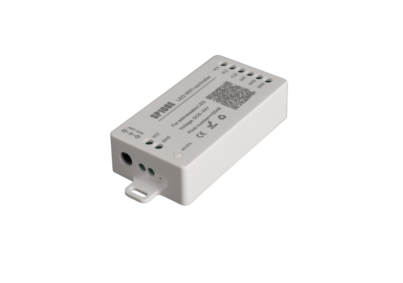 Contrôleur LED IC pixel WIFI RGB/RGBW-5-24V DC-2048 pixels - SP108E - Barcelona LED