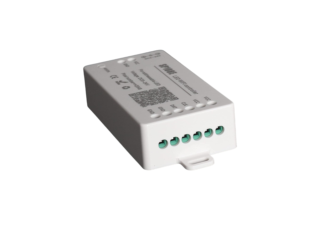 Contrôleur LED IC pixel WIFI RGB/RGBW-5-24V DC-2048 pixels - SP108E - Barcelona LED