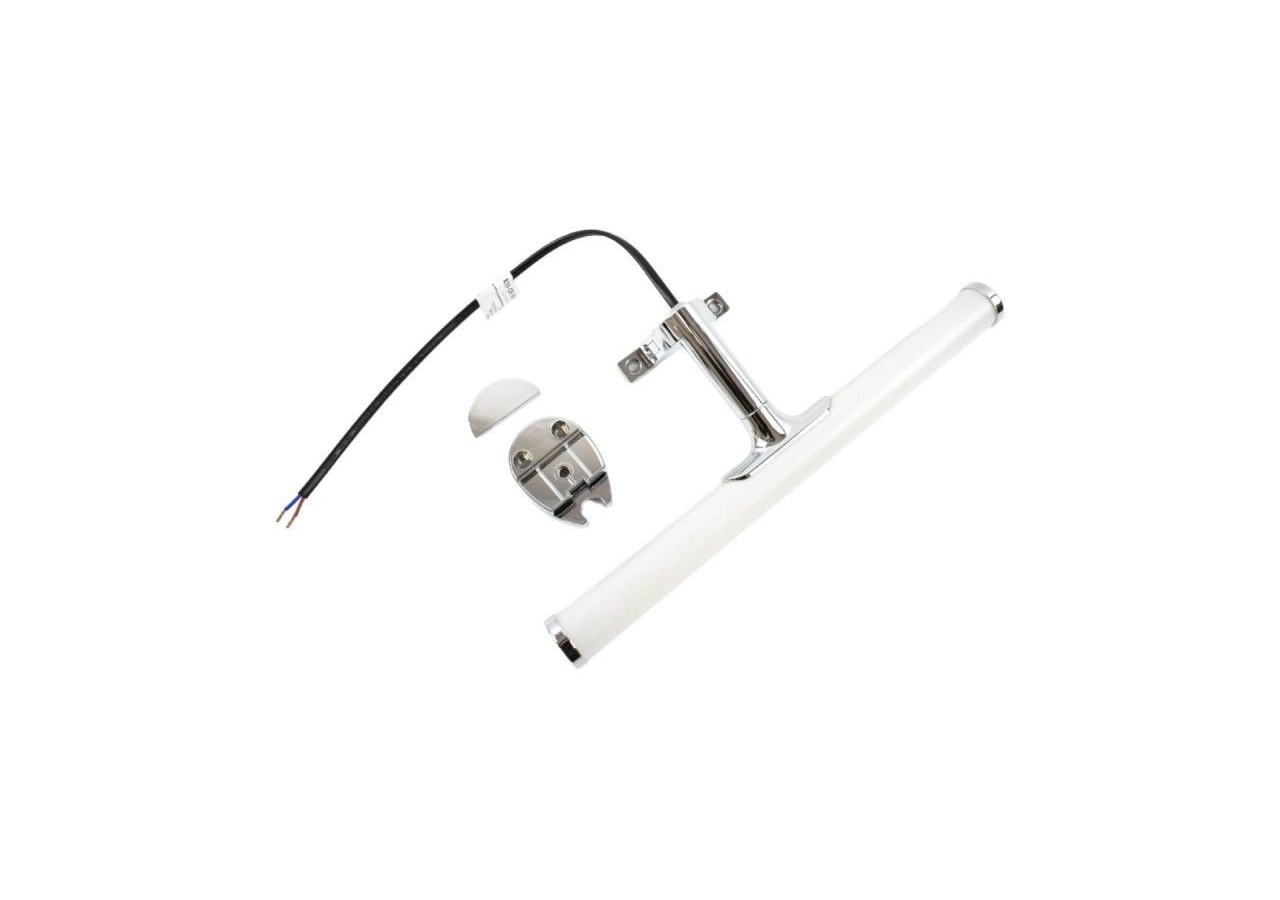 Applique LED tubulaire pour miroir de salle de bains-30cm-5W | 3 possibilités de fixation - LE209-CR-BN - Barcelona LED