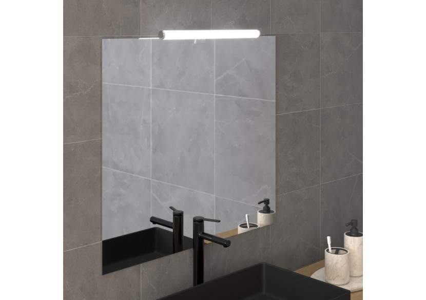 Applique LED tubulaire pour miroir de salle de bains-30cm-5W | 3 possibilités de fixation - LE209-CR-BN - Barcelona LED