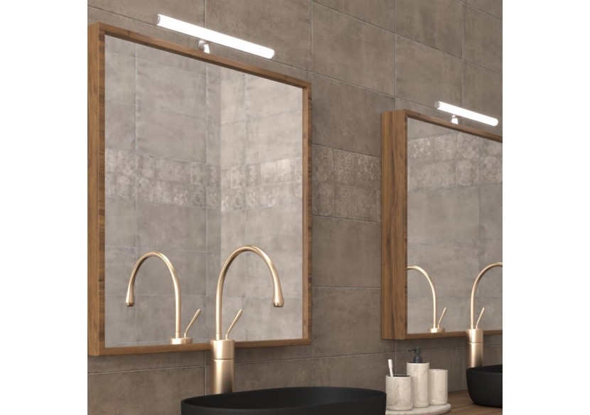 Applique LED tubulaire pour miroir de salle de bains-30cm-5W | 3 possibilités de fixation - LE209-CR-BN - Barcelona LED