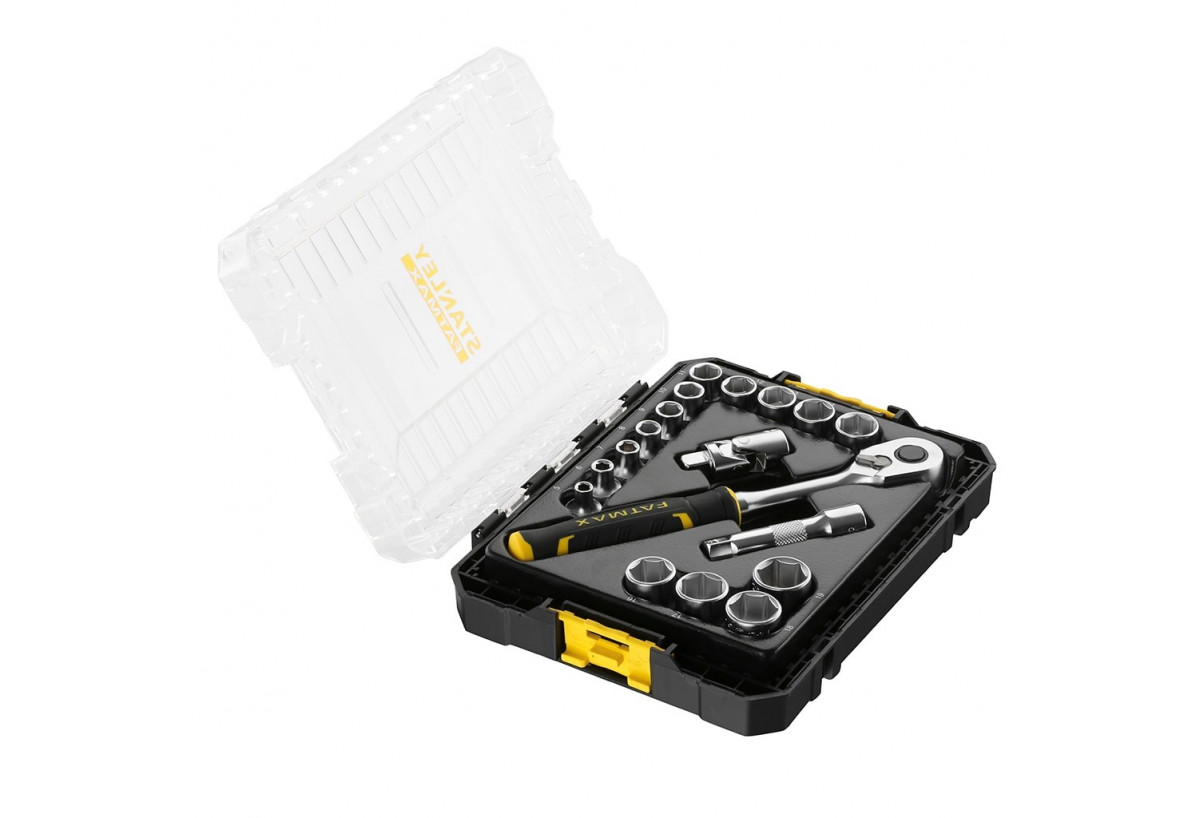 Coffret De Douilles Stakbox M - 3/8’’ - Jeu De 18 Pcs -   - Fatmax : Confort'Mat