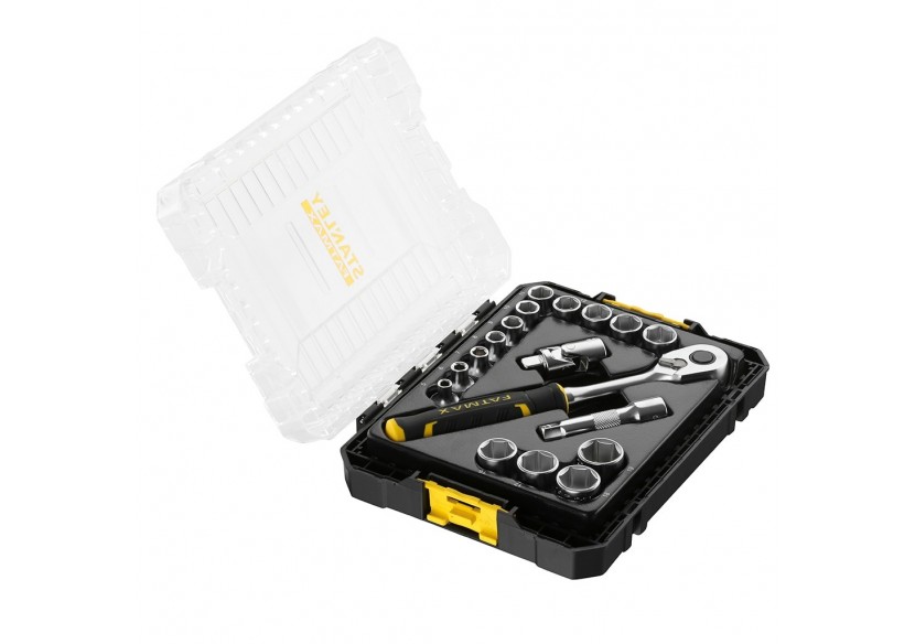 Coffret De Douilles Stakbox M - 3/8’’ - Jeu De 18 Pcs -   - Fatmax : Confort'Mat