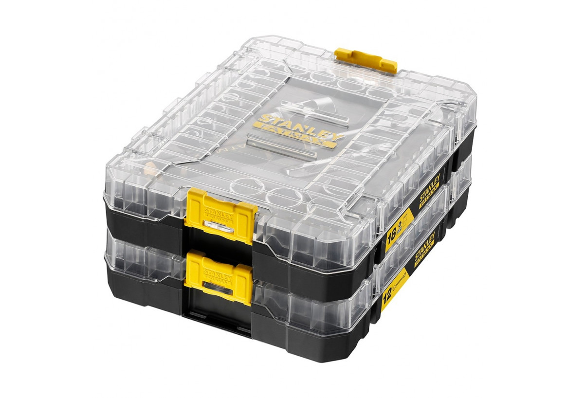 Coffret De Douilles Stakbox M - 3/8’’ - Jeu De 18 Pcs -   - Fatmax : Confort'Mat