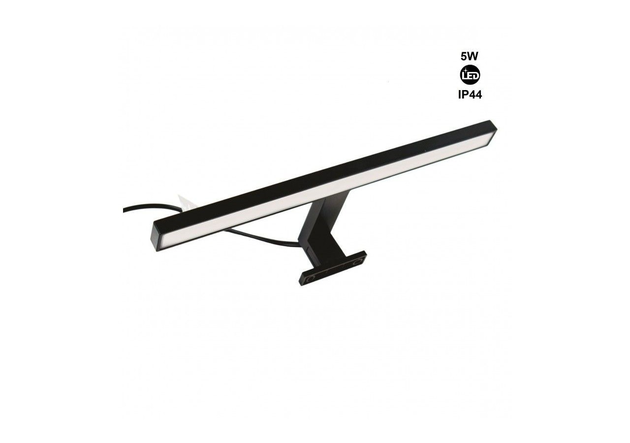 Applique miroir LED 30cm 5W | Montage miroir et armoire - LE204-N-BN - Barcelona LED