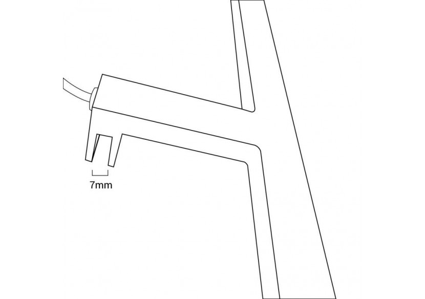 Applique miroir LED 30cm 5W | Montage miroir et armoire - LE204-N-BN - Barcelona LED