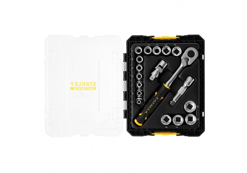 Coffret De Douilles Stakbox M - 3/8’’ - Jeu De 18 Pcs -   - Fatmax : Confort'Mat