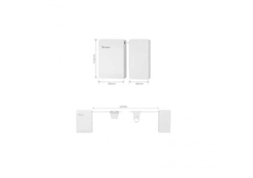 Moteur de de rideau intelligent SONOFF-Zigbee-5V DC/1A - SONOFFZBCURTAIN - Barcelona LED