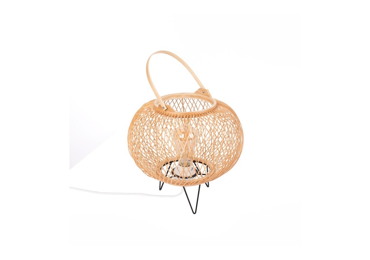 Lampe à poser en bambou "Sendai"-E27 - K185-EU-B - Barcelona LED