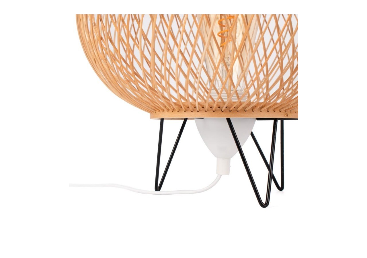 Lampe à poser en bambou "Sendai"-E27 - K185-EU-B - Barcelona LED