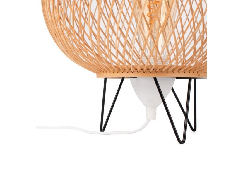 Lampe à poser en bambou "Sendai"-E27 - K185-EU-B - Barcelona LED