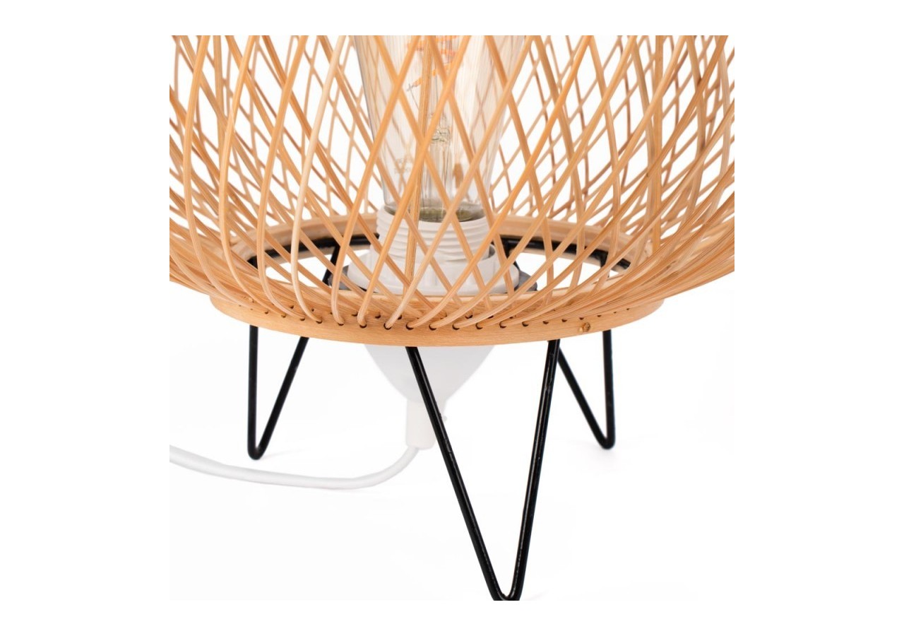 Lampe à poser en bambou "Sendai"-E27 - K185-EU-B - Barcelona LED