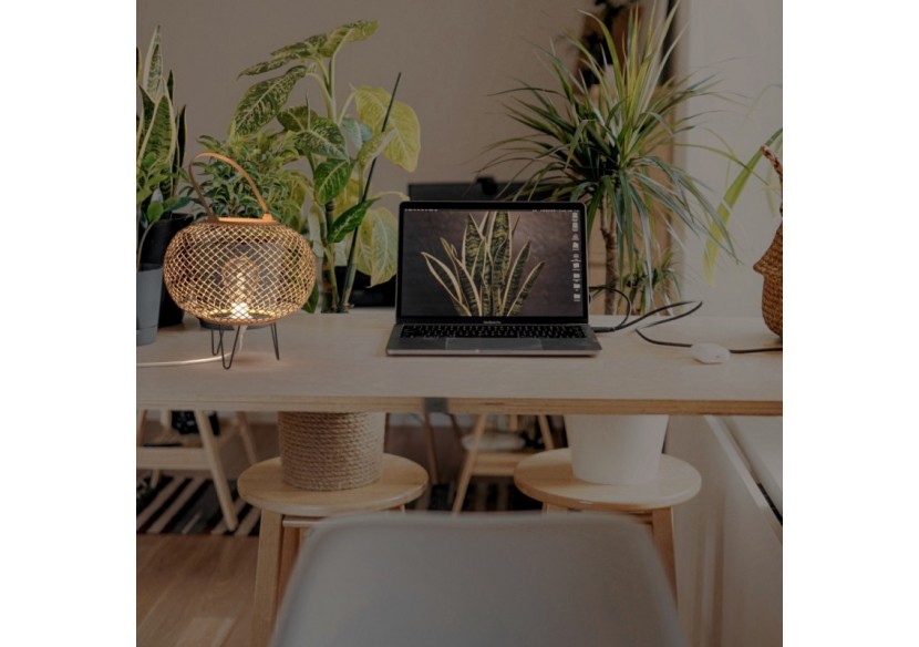 Lampe à poser en bambou "Sendai"-E27 - K185-EU-B - Barcelona LED