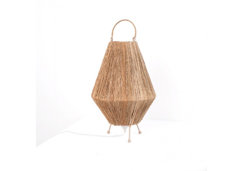 Lampe à poser naturelle en jute "Ross"-E27 - K184-EU-B - Barcelona LED
