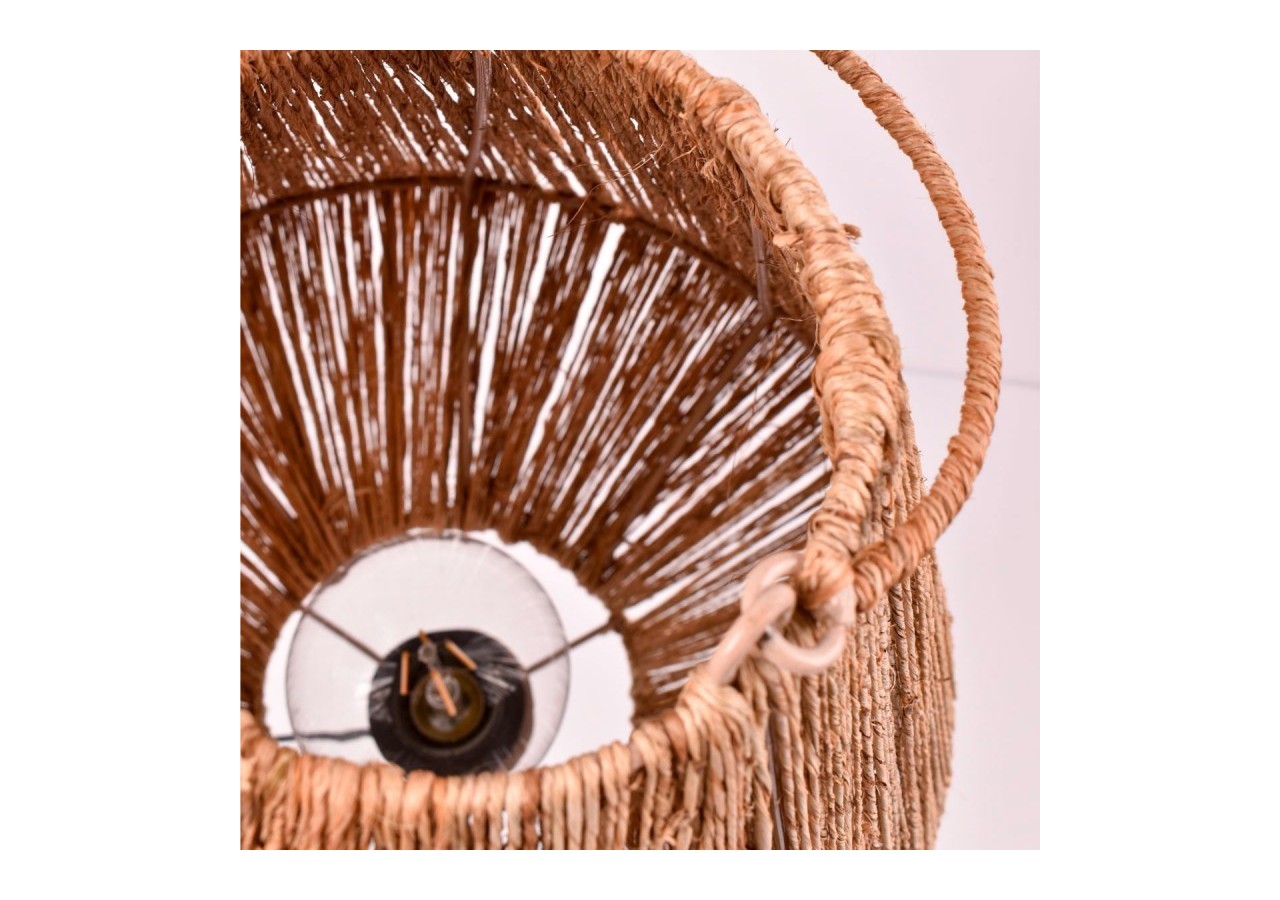 Lampe à poser naturelle en jute "Ross"-E27 - K184-EU-B - Barcelona LED