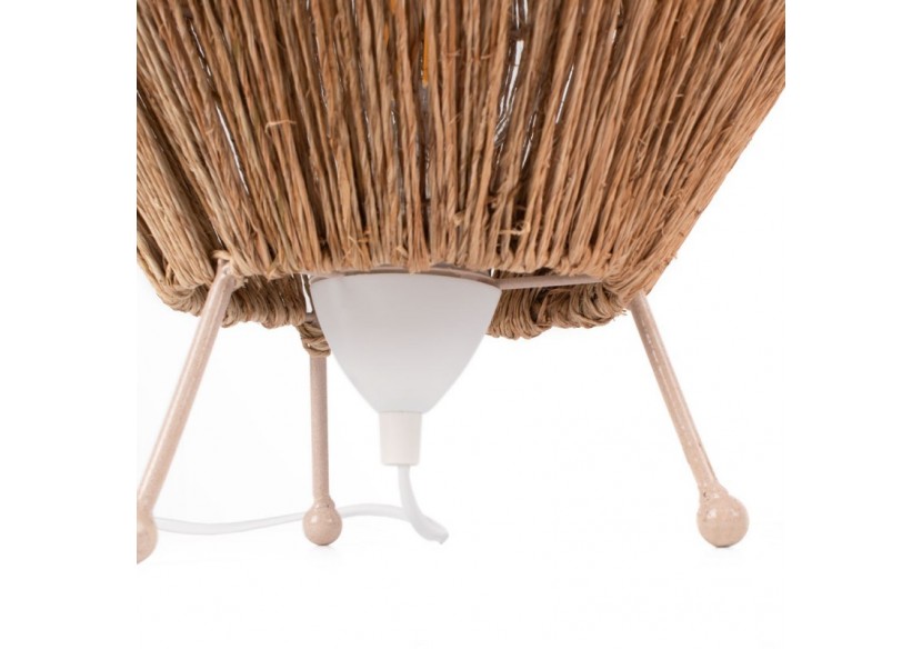 Lampe à poser naturelle en jute "Ross"-E27 - K184-EU-B - Barcelona LED