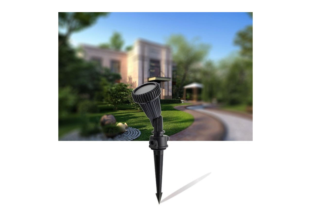 Spot de jardin sur piquet ampoule GU10 - B1942-GU10 - Barcelona LED