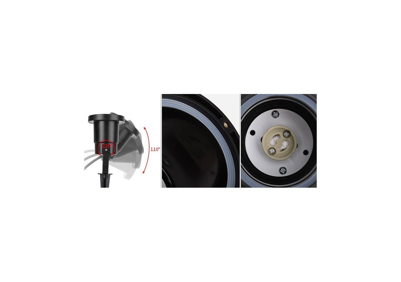 Spot de jardin sur piquet ampoule GU10 - B1942-GU10 - Barcelona LED