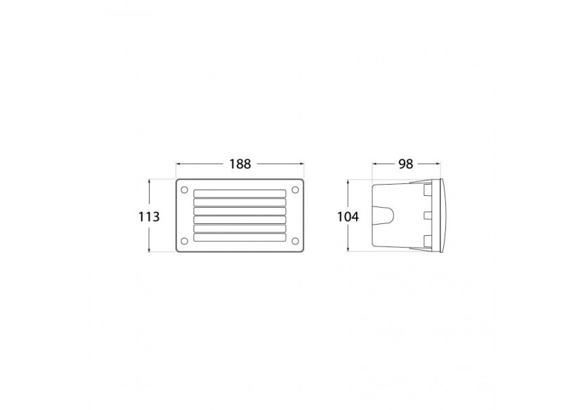 Balise encastrable "EXTRALETI 200" GX53 3W IP66 - 4S2.000.000.AYG1L - Barcelona LED Balise encastrable "EXTRALETI 200" GX53 3W IP66 - 4S2.000.000.AYG1L - Barcelona LED
